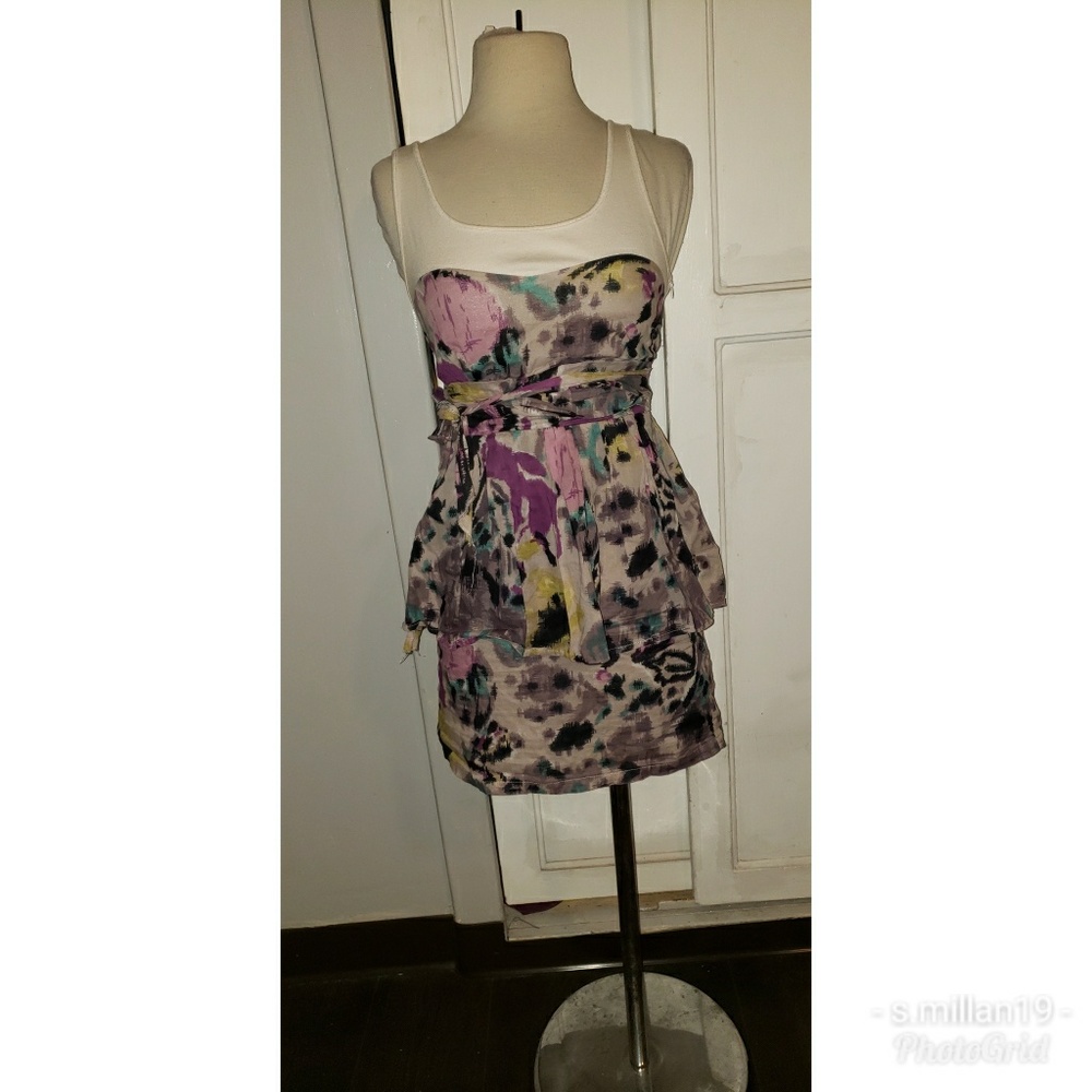 Colorful Peplum dress